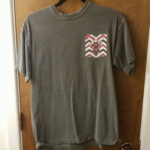 Texas tech pocket tee